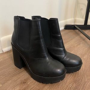 H&M Black Booties